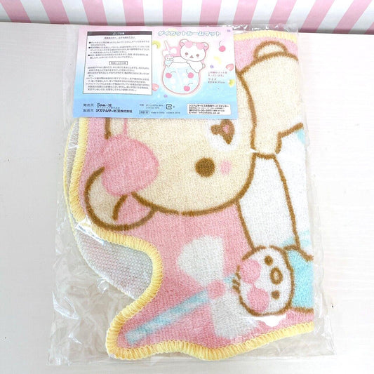 San-X Rilakkuma Korilakkuma Mat Rug Beach Juice Soda Sunglasses Bear Die Cut