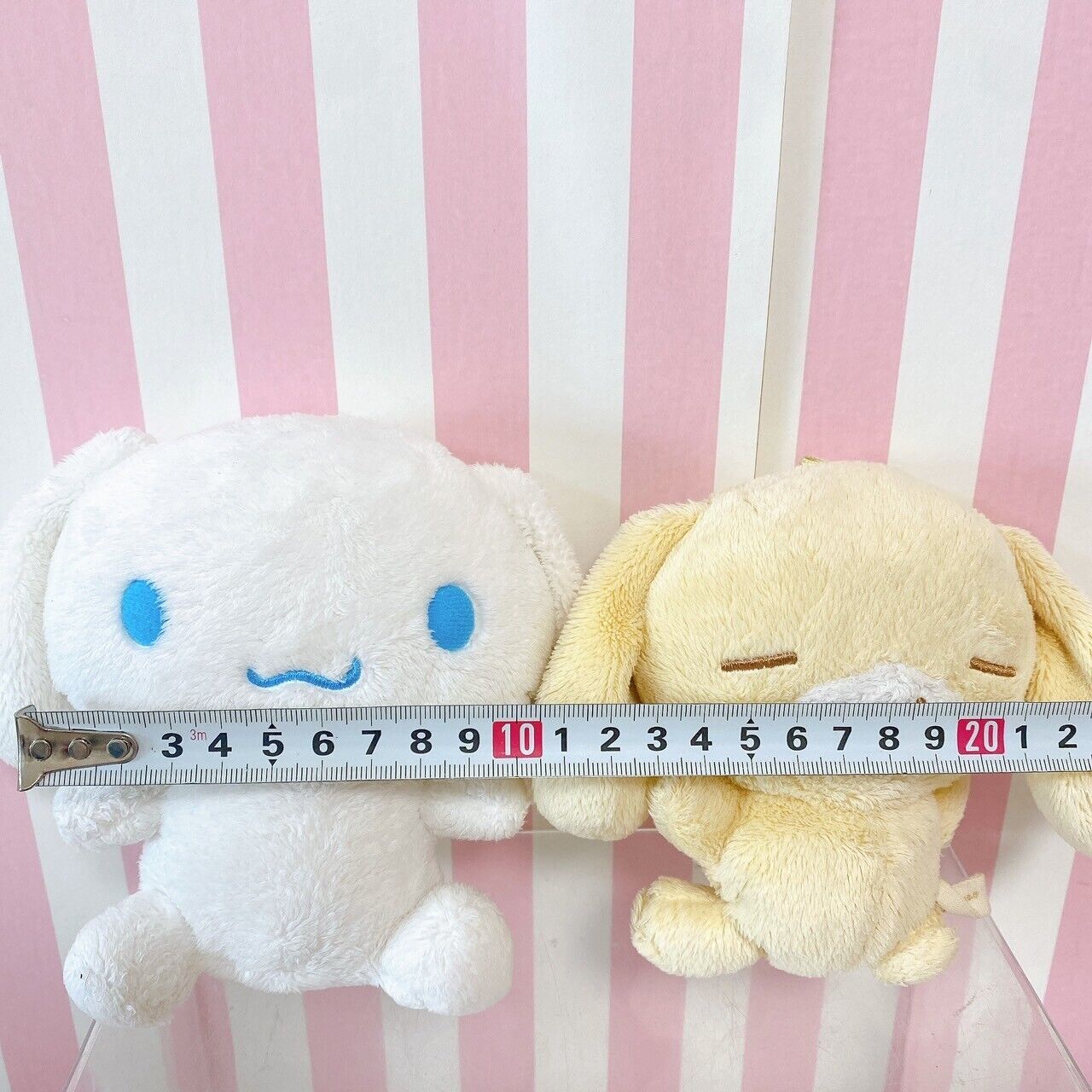 Sanrio Cinnamoroll Cappuccino Plush Set 2 White Beige Doll Soft Toy Fluffy Rare