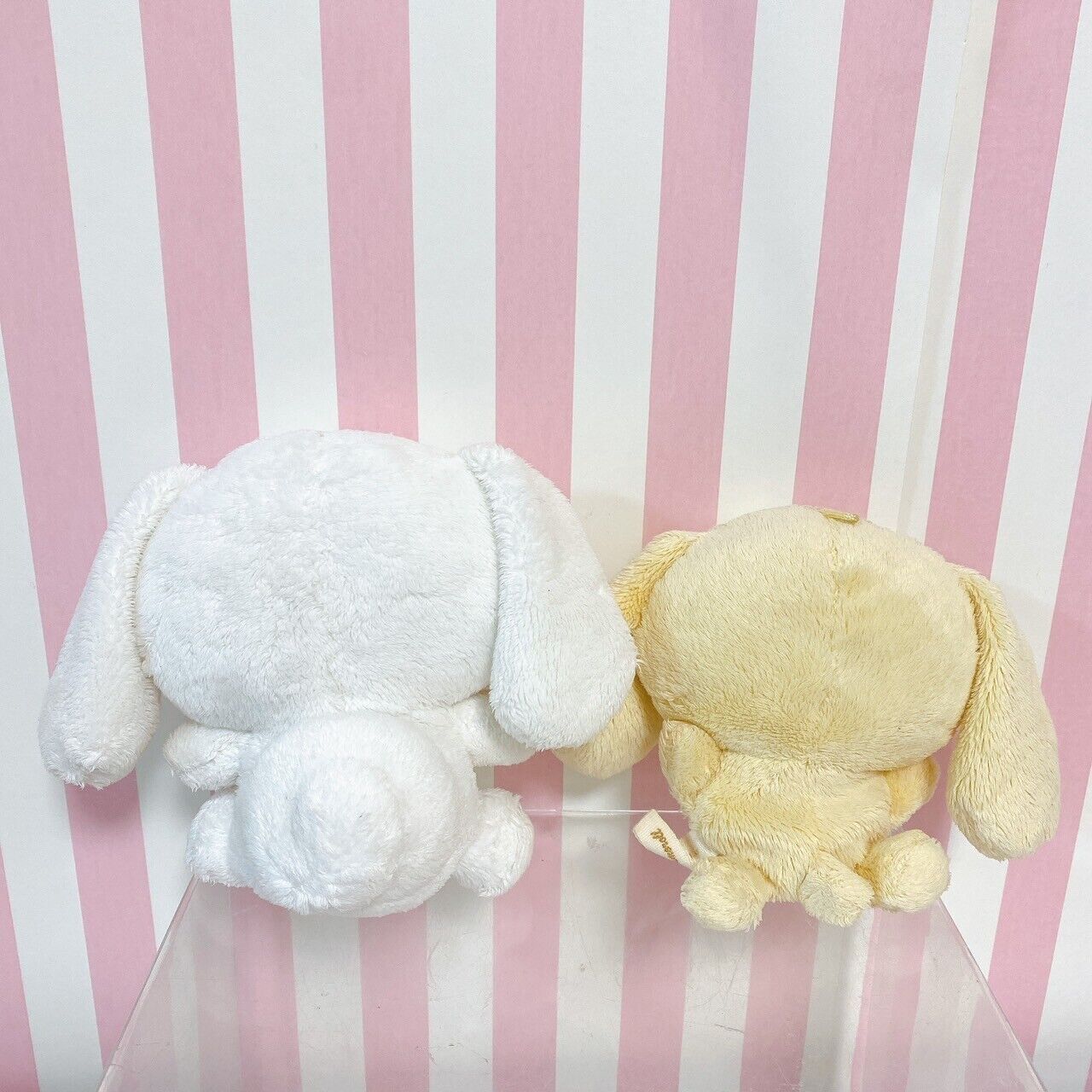 Sanrio Cinnamoroll Cappuccino Plush Set 2 White Beige Doll Soft Toy Fluffy Rare