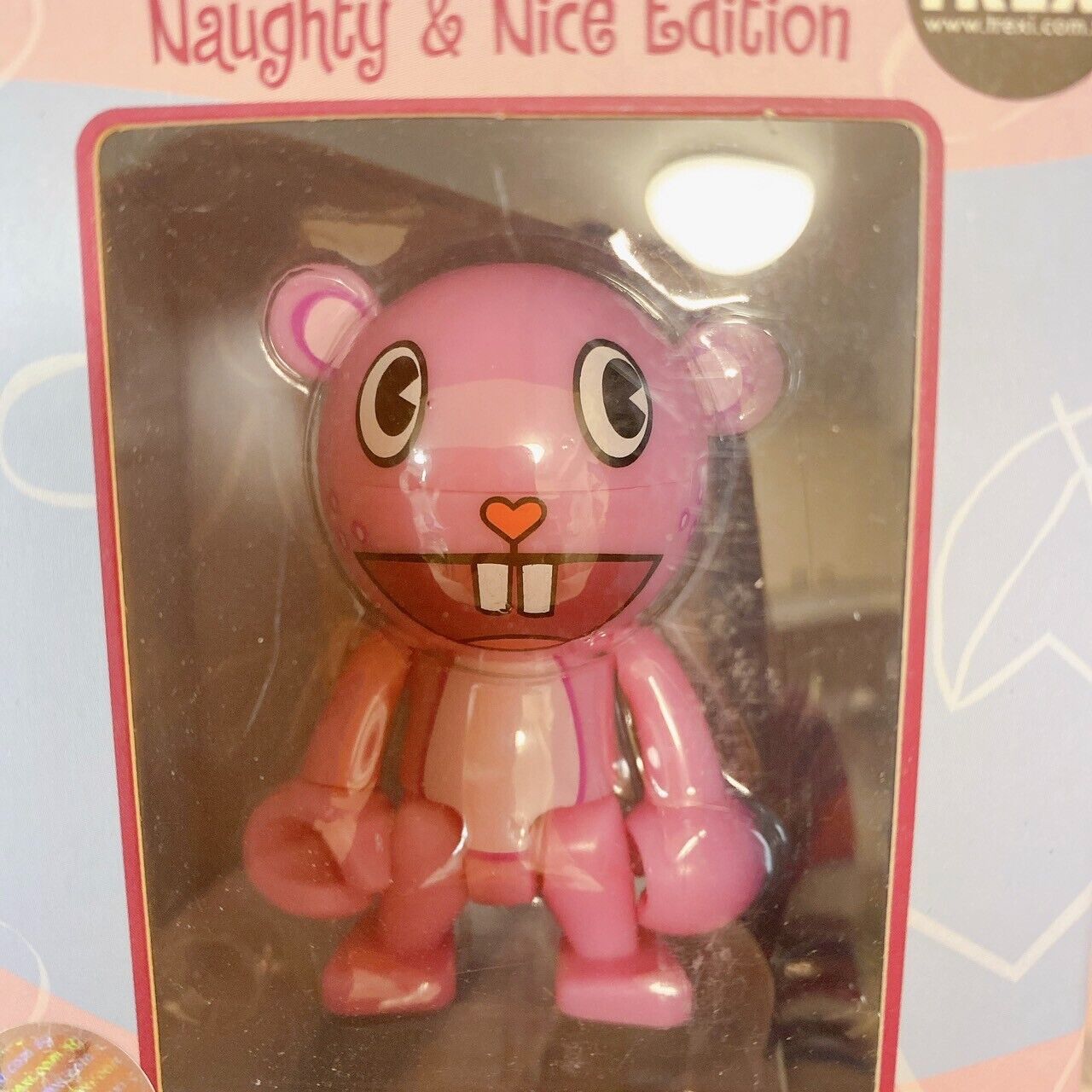 Happy Tree Friends Figure Set 3 Toothy Nutty Flippy Green Pink Box Kawaii Rare