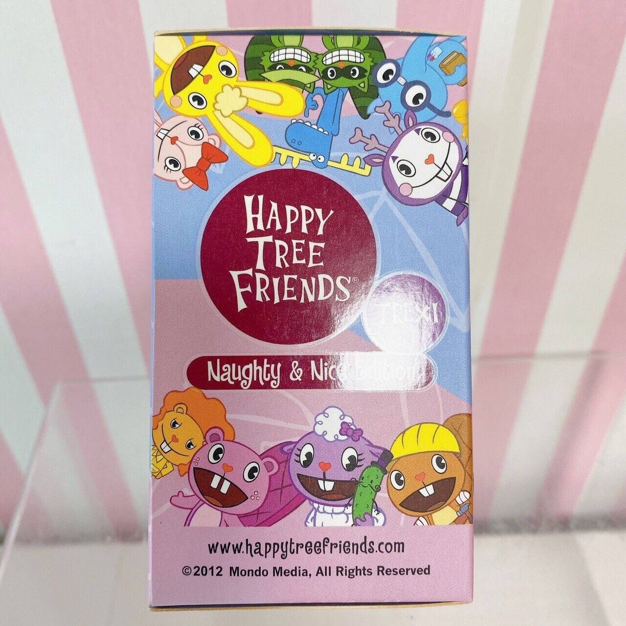 Happy Tree Friends Figure Set 3 Toothy Nutty Flippy Green Pink Box Kawaii Rare