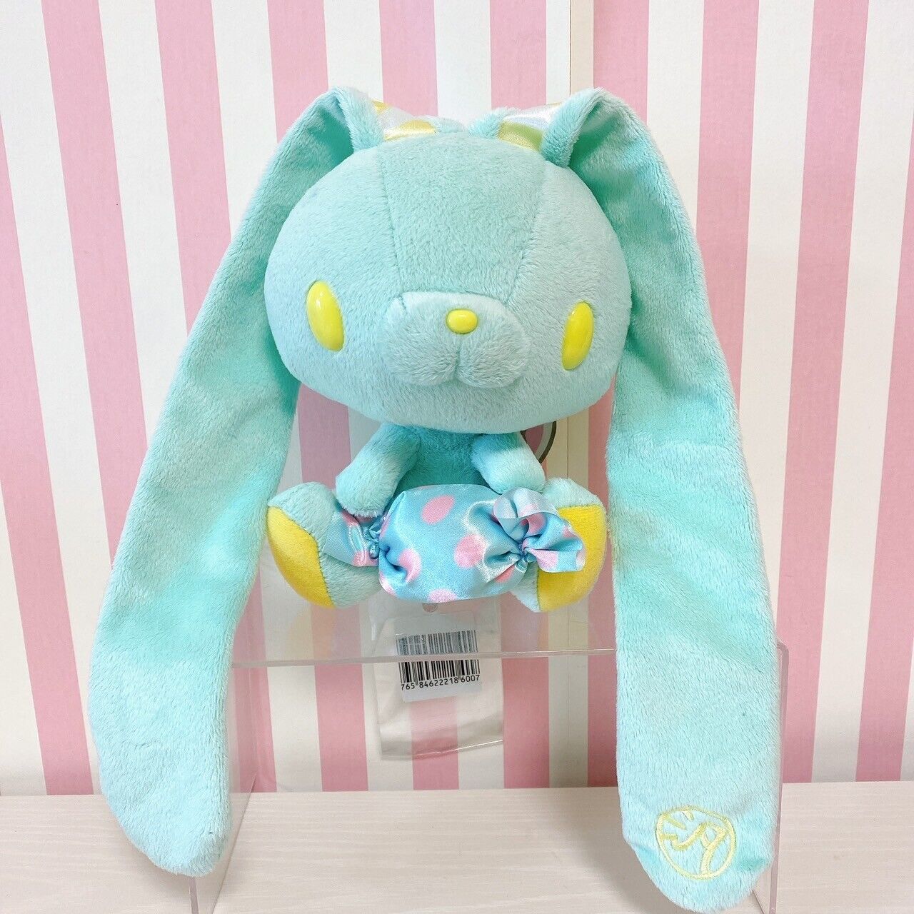 Taito Hanyou Usagi All Purpose Bunny Plush Candy Sky Blue Halloween Soft Toy Dot