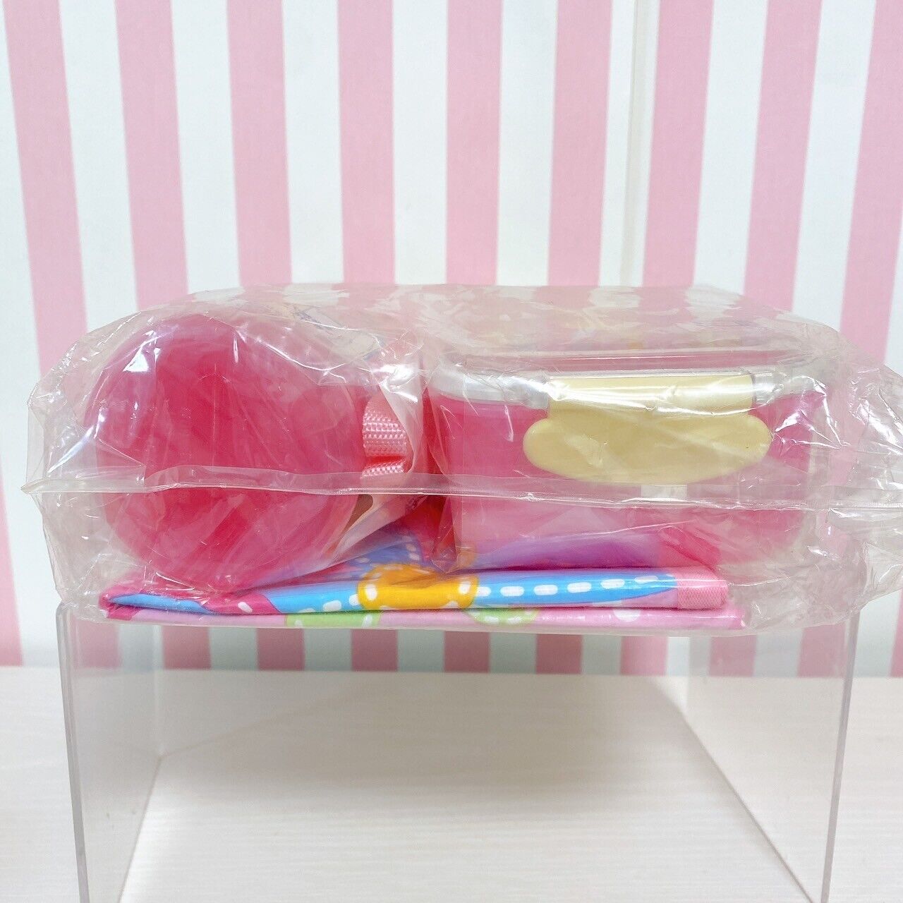 Sanrio Usahana Lunch Box Picnic Sheet Water Bottle Set Bento Obento Pink Rabbit