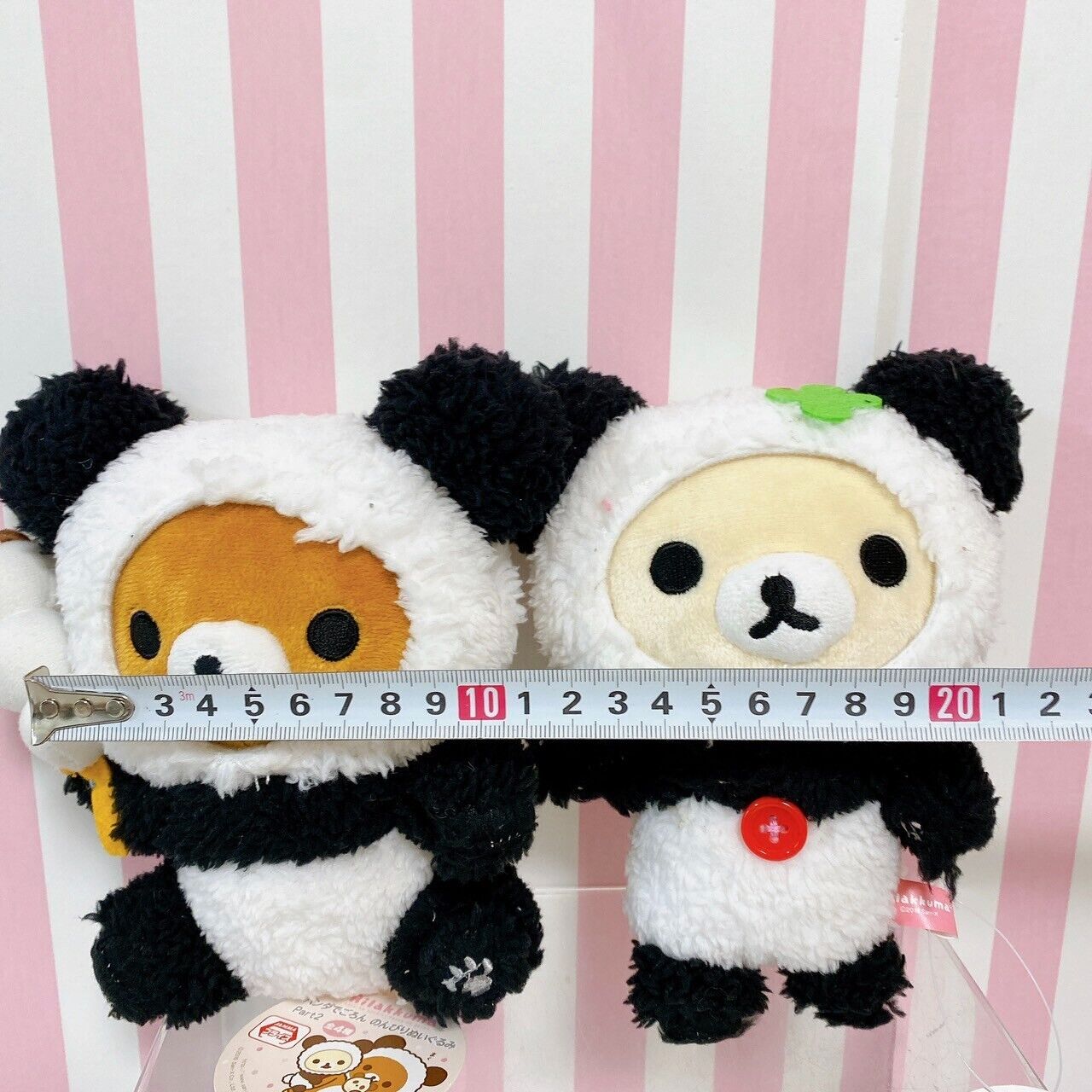 San-x Rilakkuma Korilakkuma Plush Set 2 Soft Stuffed Toy Doll Panda Bear Fluffy