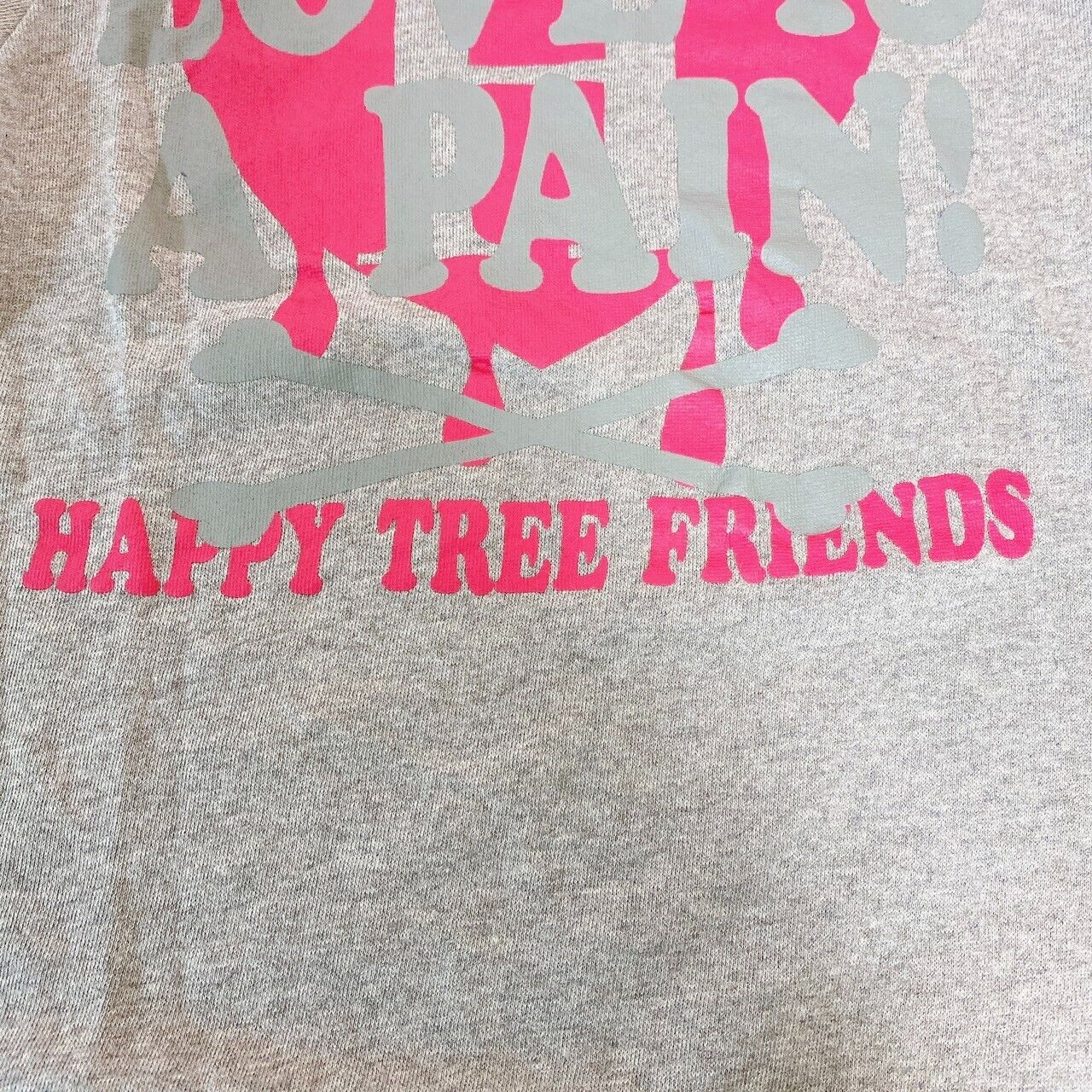 Happy Tree Friends HTF Giggles Long One-Piece Gray Ribbon Sequins Kawaii Rare