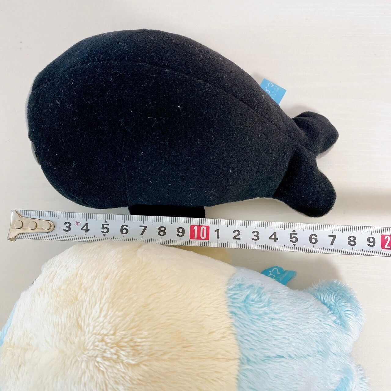 San-X Mamegoma Kurogoma Mizugoma Plush Set 2 Soft Stuffed Toy Doll White Black