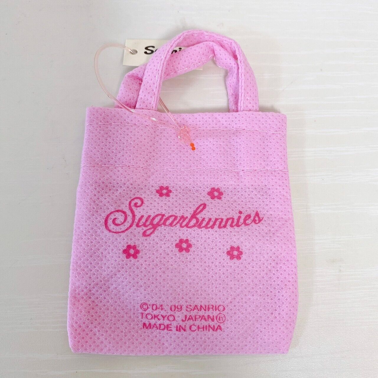 Sanrio Sugar Bunnies Drawstring Bag Goods Set Pink Shirousa Kurousa Parfait Rare