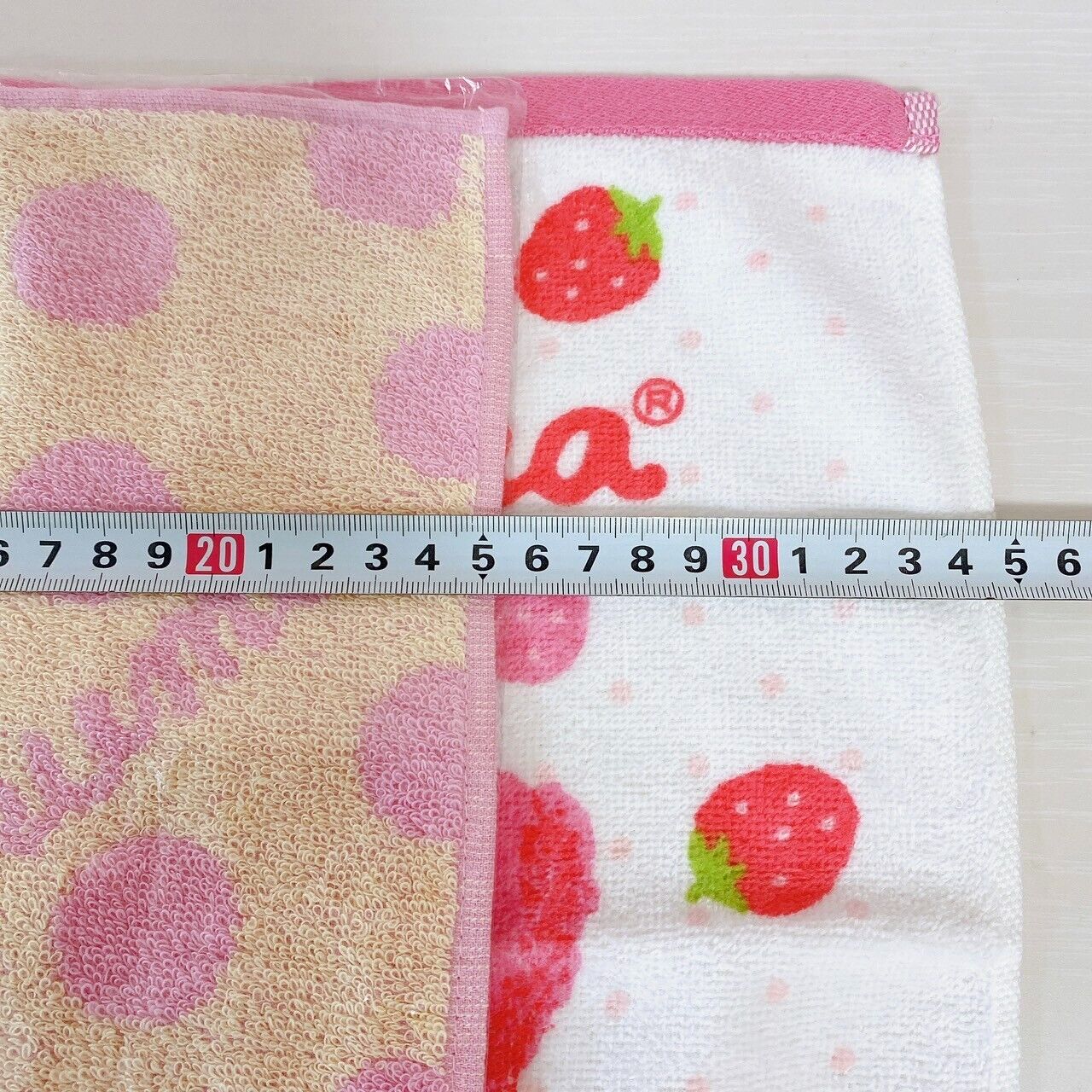 San-X Rilakkuma Korilakkuma Kiiroitori Hand Towel Set 2 Strawberry Pink Rabbit