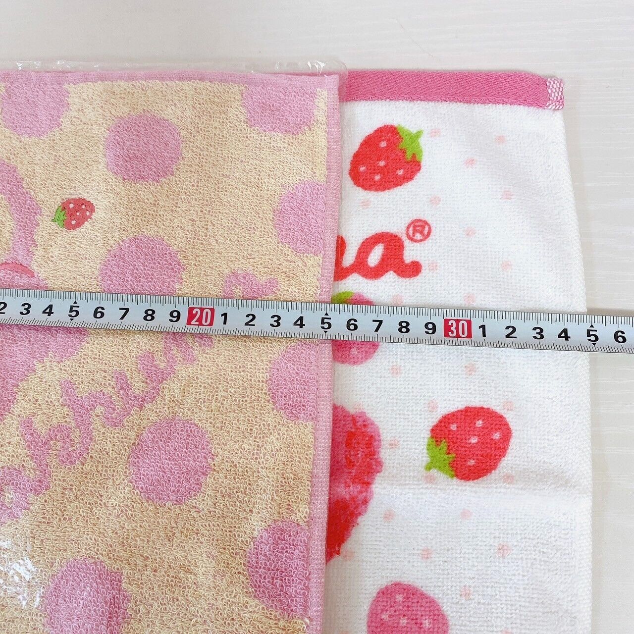 San-X Rilakkuma Korilakkuma Kiiroitori Hand Towel Set 2 Strawberry Pink Rabbit