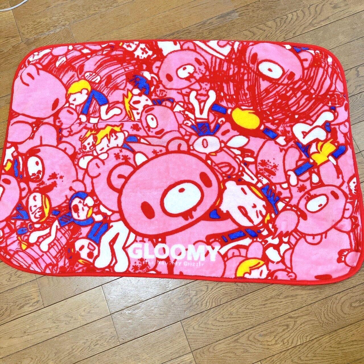 Taito Gloomy Bloody Bear Blanket Pink Red Fluffy Chax GP CGP Character Kawaii