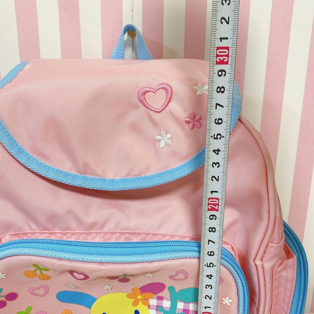 Sanrio Usahana Backpack Rucksack Bag School Heart Pink Apple Cherry Kawaii Rare