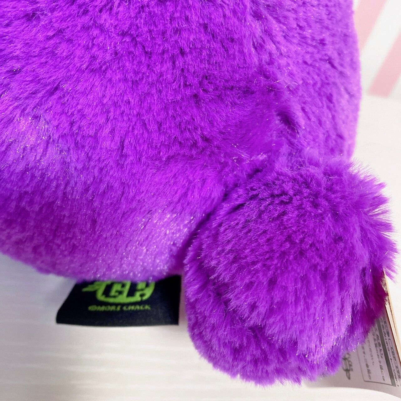 TAiTo Gloomy Bloody Bear Horror Tone Purple Plush Doll Soft Stuffed Toy Rare