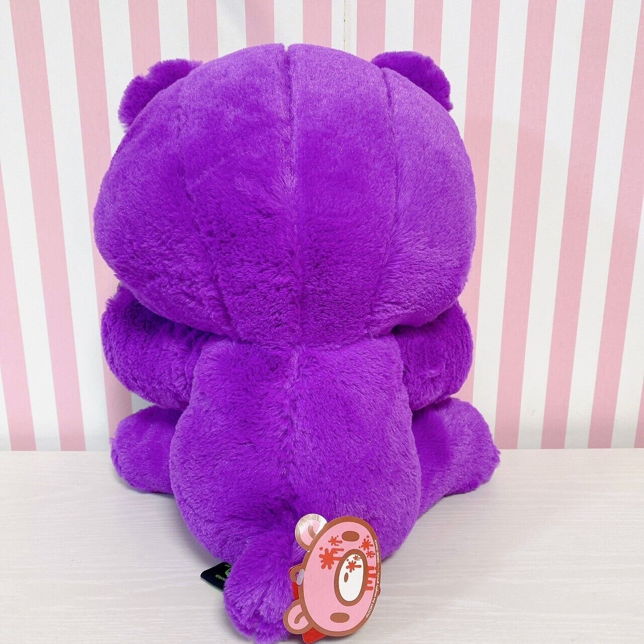 TAiTo Gloomy Bloody Bear Horror Tone Purple Plush Doll Soft Stuffed Toy Rare