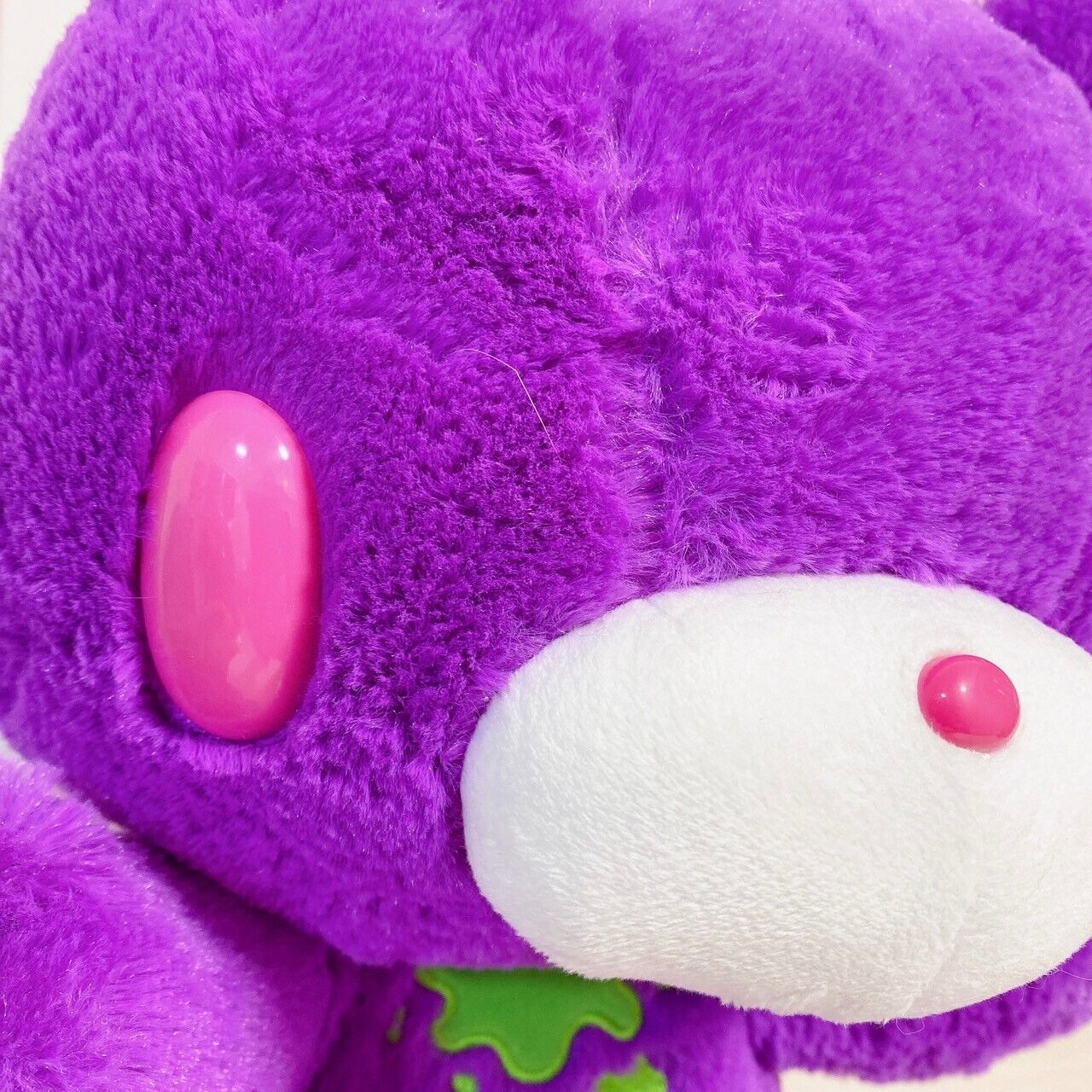 TAiTo Gloomy Bloody Bear Horror Tone Purple Plush Doll Soft Stuffed Toy Rare