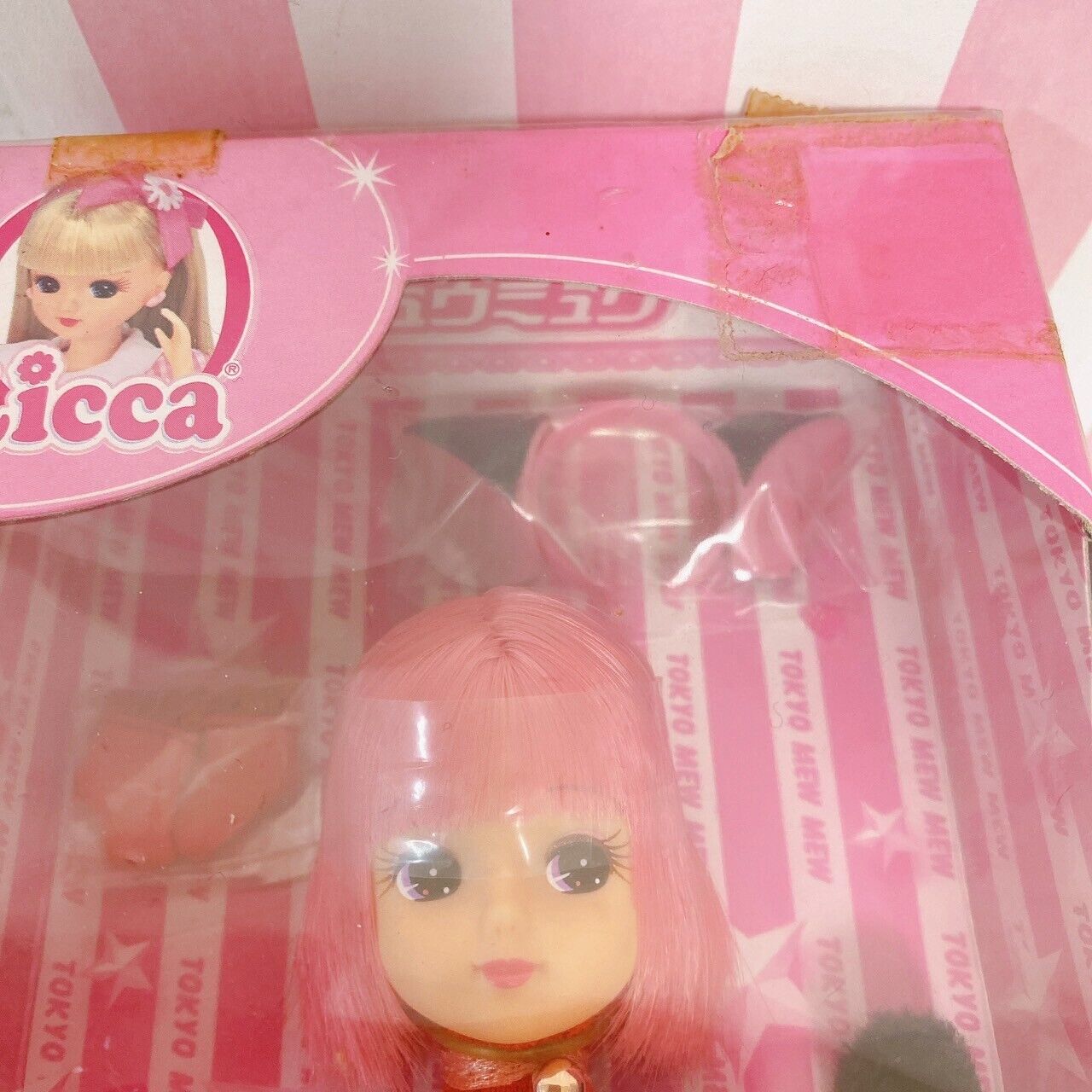 TAKARA Licca-chan Doll Tokyo Mew Mew Collaboration Pink Red Ichigo Momomiya Rare