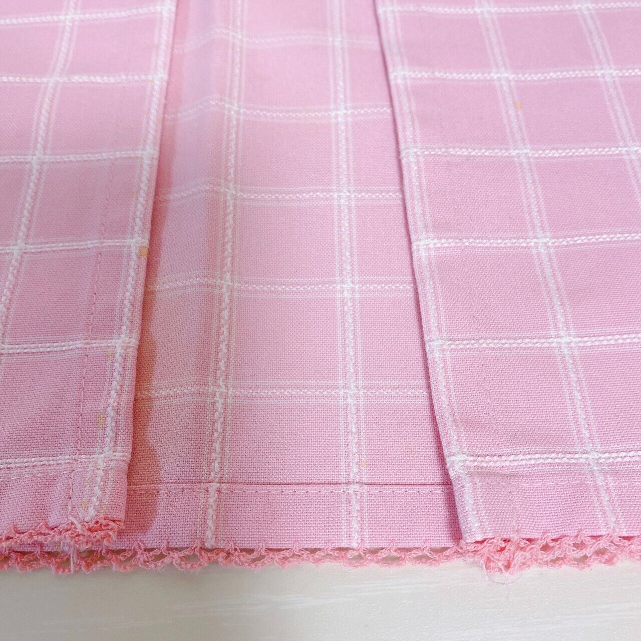 Sanrio Charmmy Charmy Kitty Apron Pink Plaid Heart Rose Flower Character Kawaii