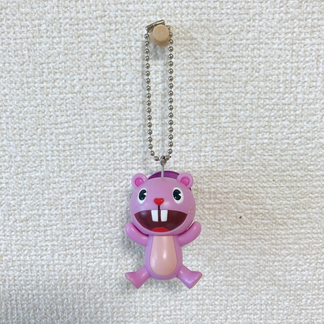 Happy Tree Friends HTF Toocy Keychain Keyring Pink Kawaii Character Rare