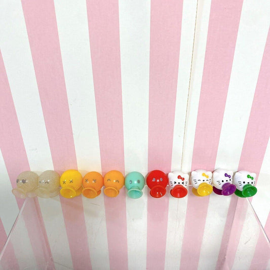 Takochu Slim Soft Mini Figure Mascot Set 11 Sanrio Hello Kitty Octopus Colorful