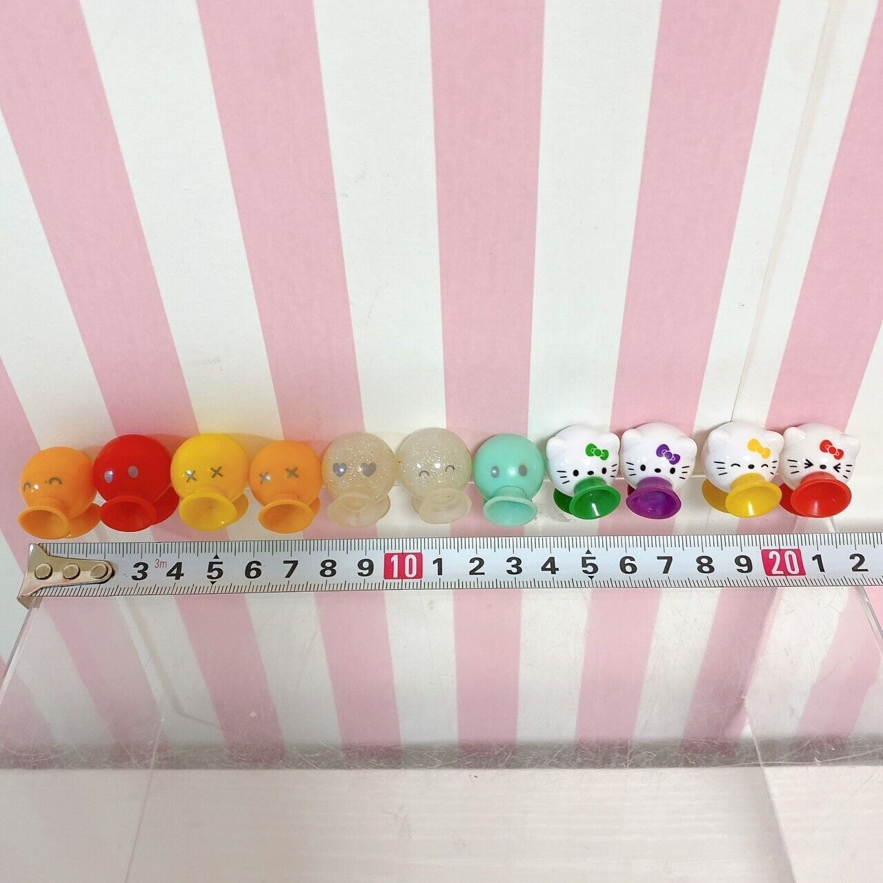 Takochu Slim Soft Mini Figure Mascot Set 11 Sanrio Hello Kitty Octopus Colorful