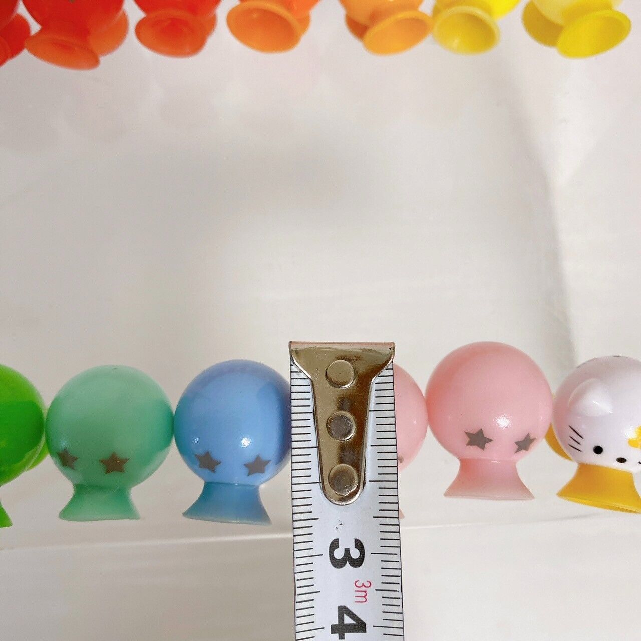 Takochu Slim Soft Mini Figure Mascot  Set Sanrio Hello Kitty Octopus Rainbow