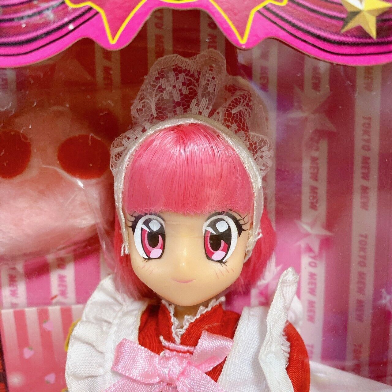 TAKARA Tokyo Mew Mew Figure Doll Pink Red Ichigo Momomiya Character Kawaii Rare