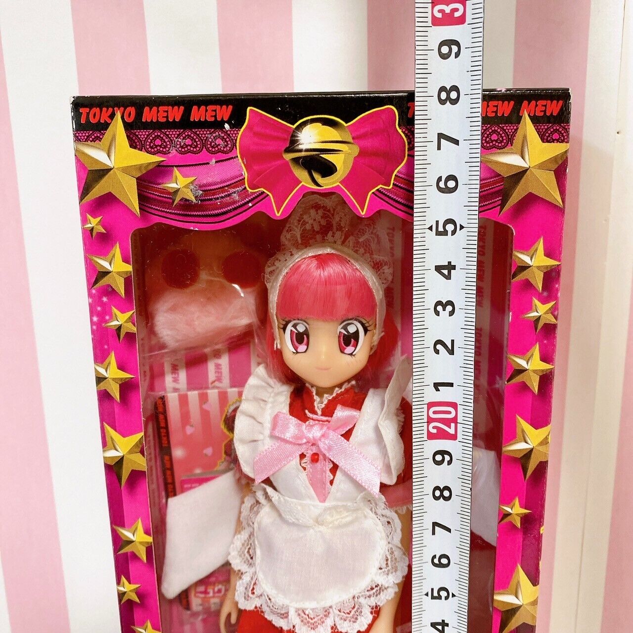 TAKARA Tokyo Mew Mew Figure Doll Pink Red Ichigo Momomiya Character Kawaii Rare