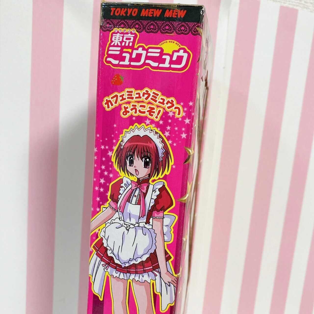 TAKARA Tokyo Mew Mew Figure Doll Pink Red Ichigo Momomiya Character Kawaii Rare