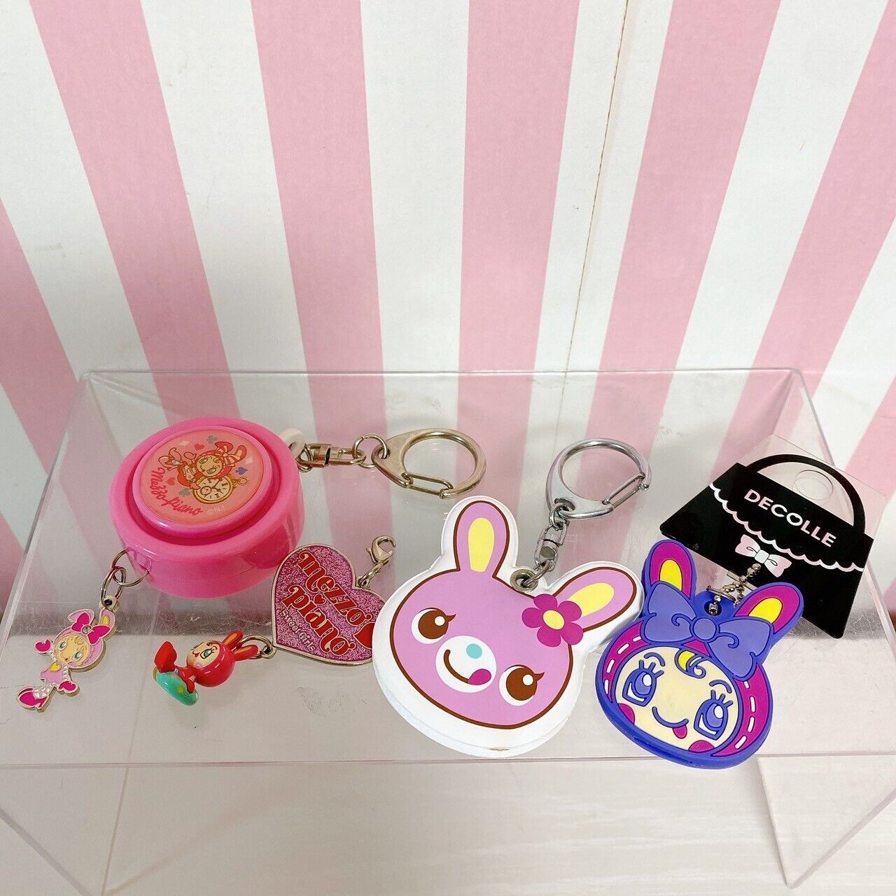 Narumiya Mezzo Piano Pom Ponette Rainbow Park Goods Set Stationery Accessory