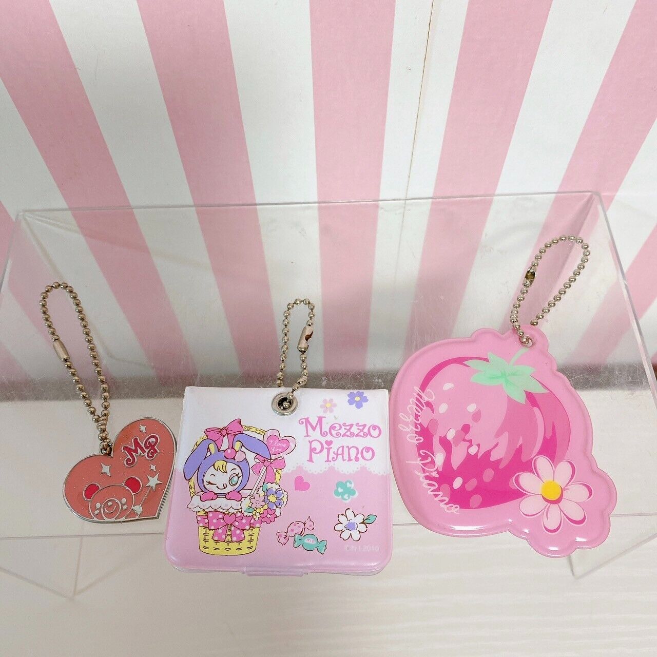 Narumiya Mezzo Piano Pom Ponette Rainbow Park Goods Set Stationery Accessory