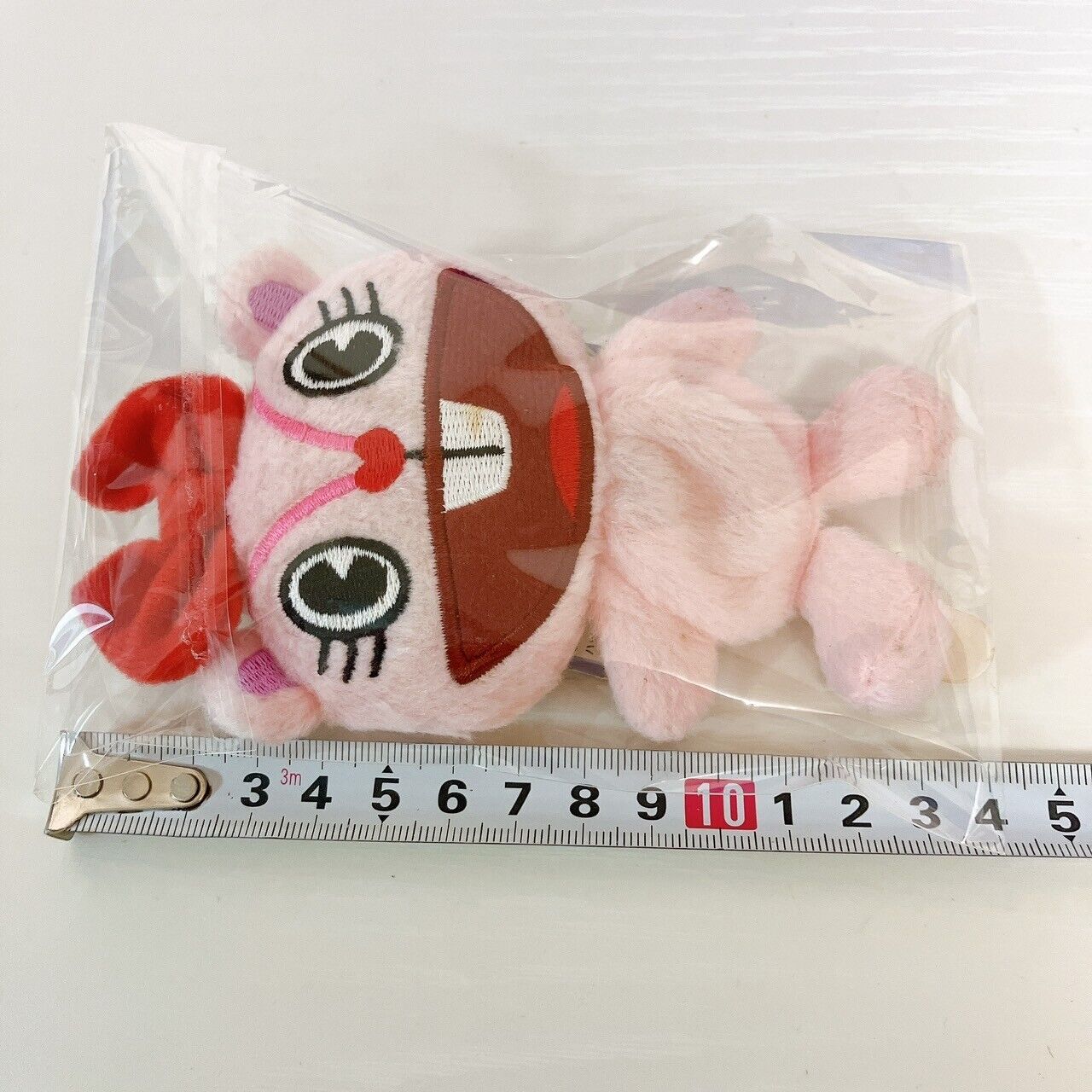 Happy Tree Friends HTF Giggles Key Cover Pink Ribbon Plush Soft Stuffed Toy Rare