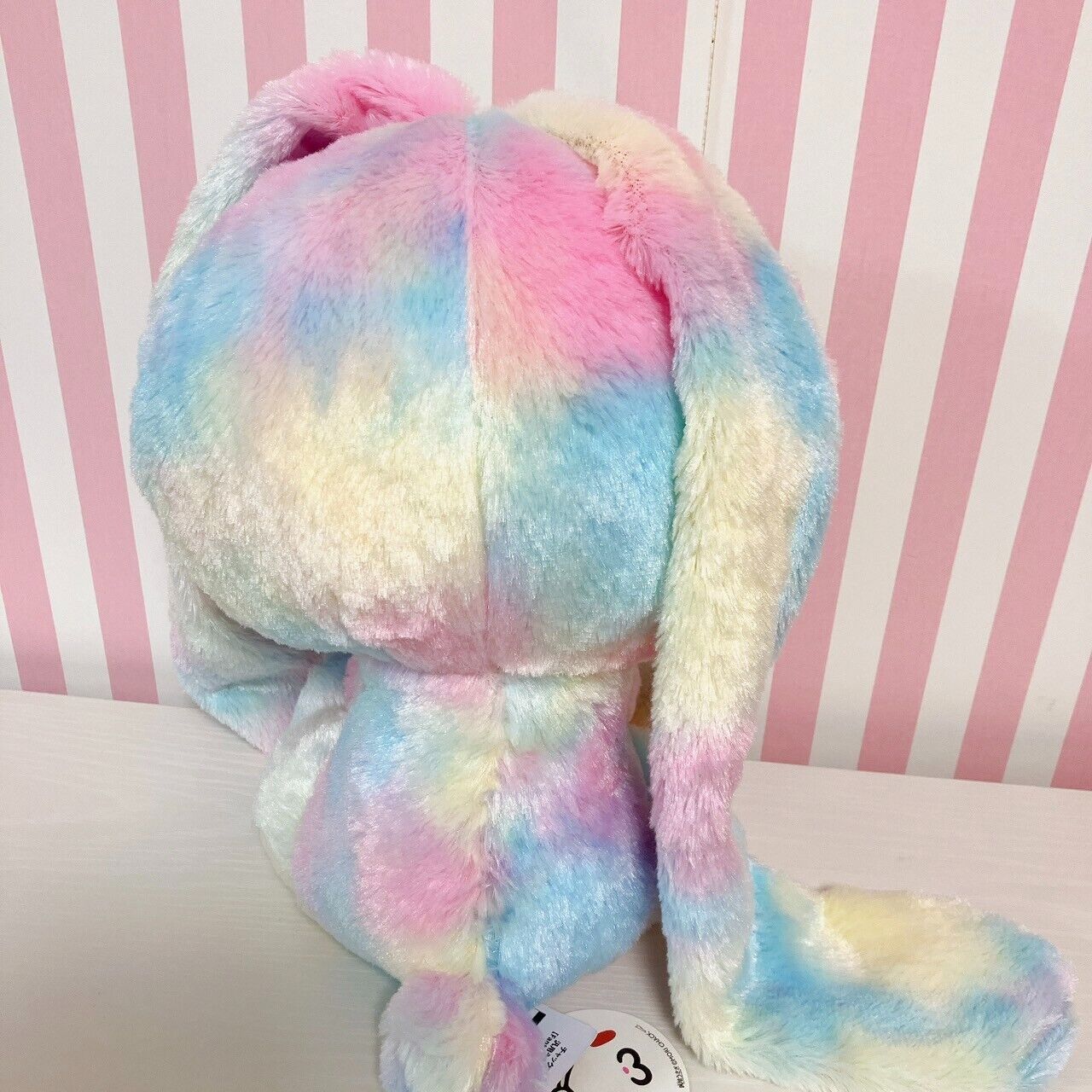 Hanyou Usagi All Purpose Rabbi Plush Rainbow Fantasy Fur Variation Pink Soft Toy