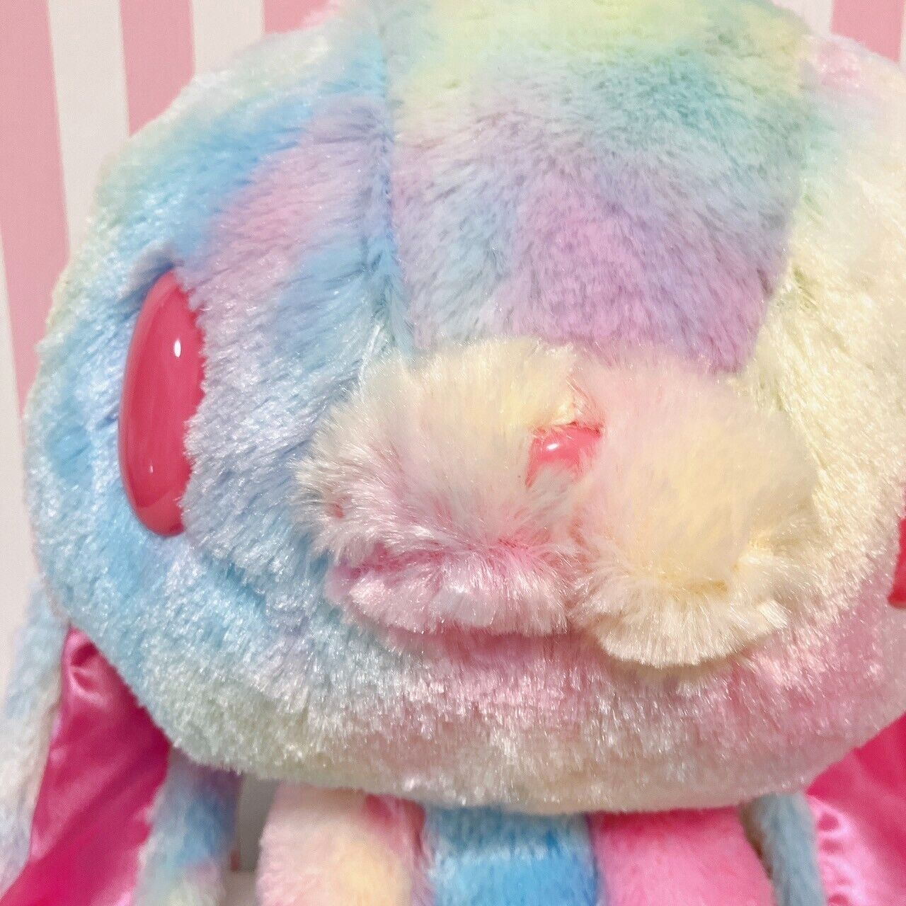 Hanyou Usagi All Purpose Rabbi Plush Rainbow Fantasy Fur Variation Pink Soft Toy