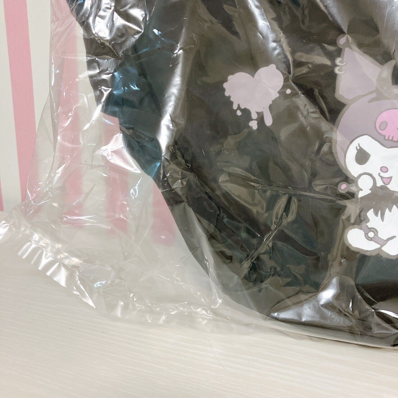 Sanrio Kuromi Avail Collaboration Black Heart Bag Handbag Rabbit Skull Kawaii