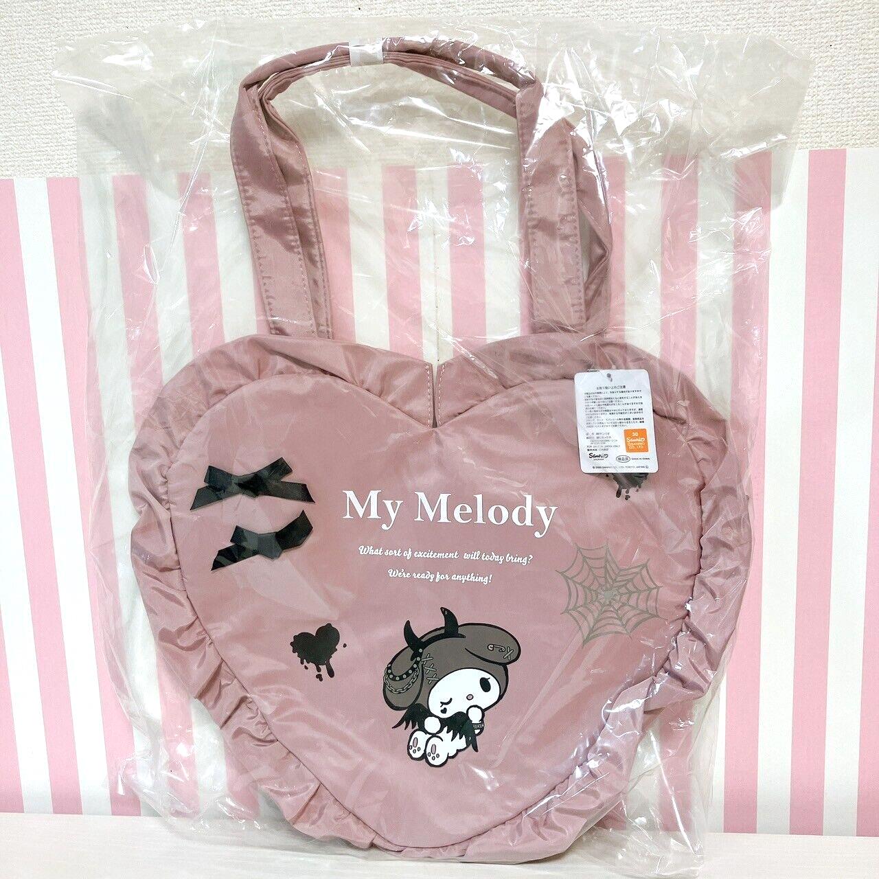 Sanrio My Melody Avail Collaboration Pink Heart Bag Handbag Rabbit Frill Ribbon