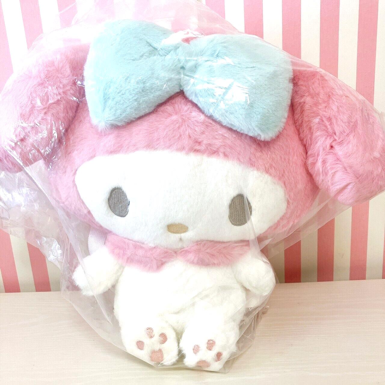 Sanrio My Melody Backpack Rucksack Bag Plush Doll Soft Toy Pink Ribbon Kawaii