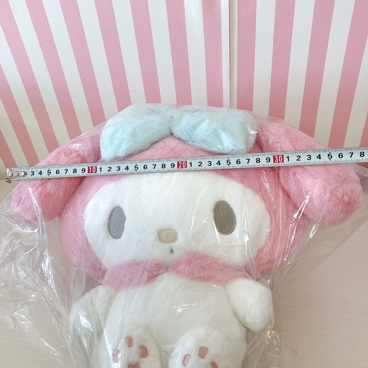 Sanrio My Melody Backpack Rucksack Bag Plush Doll Soft Toy Pink Ribbon Kawaii