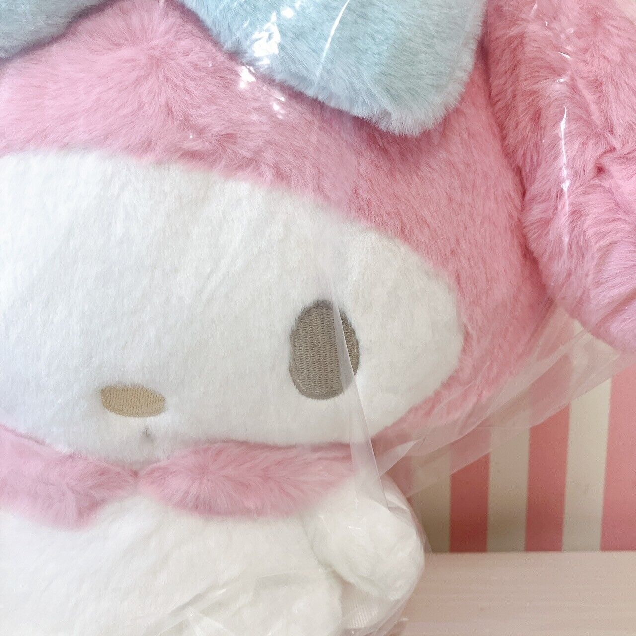 Sanrio My Melody Backpack Rucksack Bag Plush Doll Soft Toy Pink Ribbon Kawaii