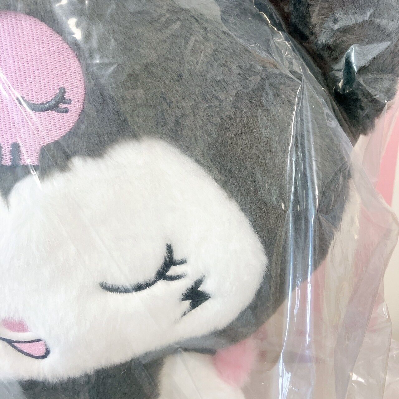 Sanrio Kuromi Backpack Rucksack Bag Plush Doll Soft Toy Skull Kawaii Character