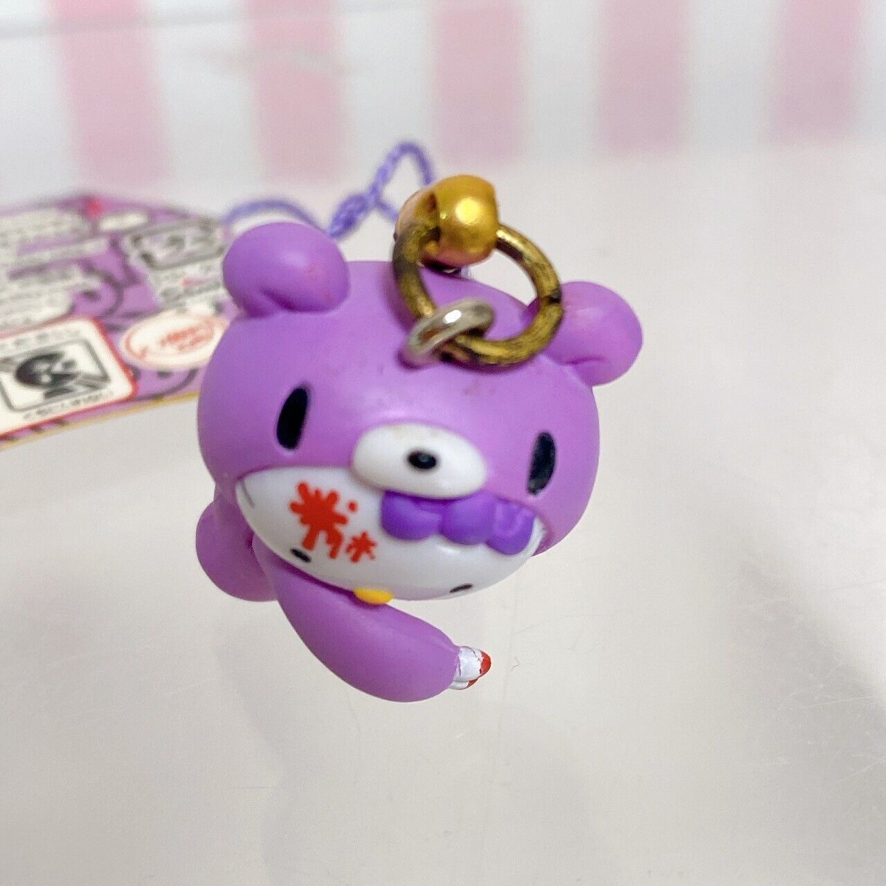 Gloomy Bear Sanrio Hello Kitty Collaboration Strap Hokkaido Limited Lavender