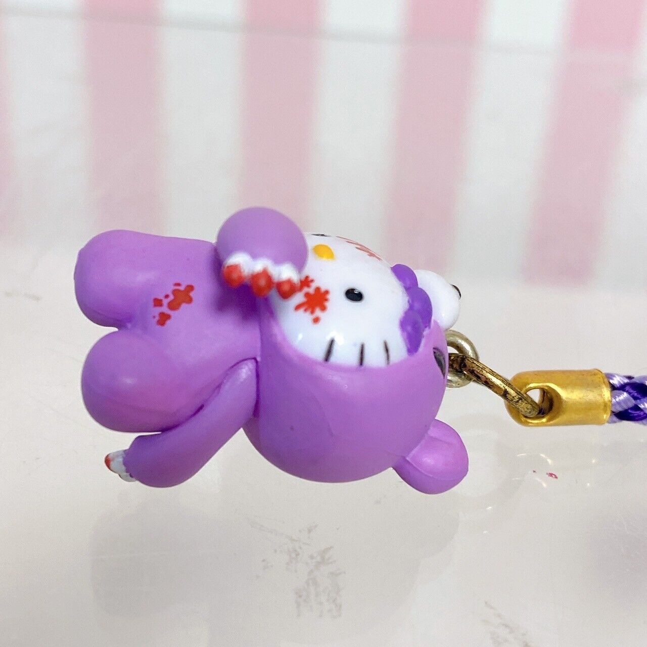 Gloomy Bear Sanrio Hello Kitty Collaboration Strap Hokkaido Limited Lavender