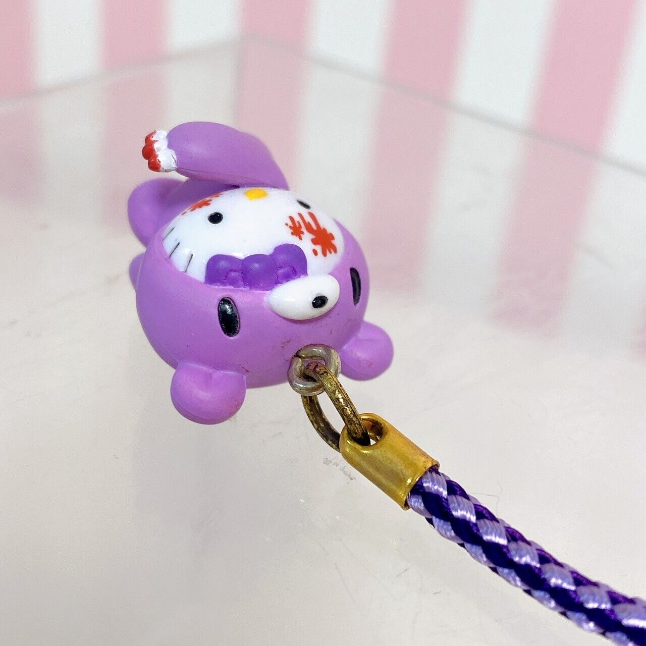 Gloomy Bear Sanrio Hello Kitty Collaboration Strap Hokkaido Limited Lavender