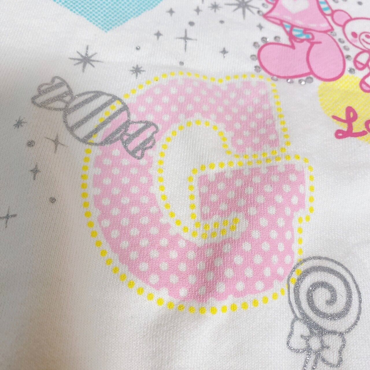 Mezzo Piano Sweatshirt Clothes 150cm White Berrie-chan Candy Rabbit M Cherry