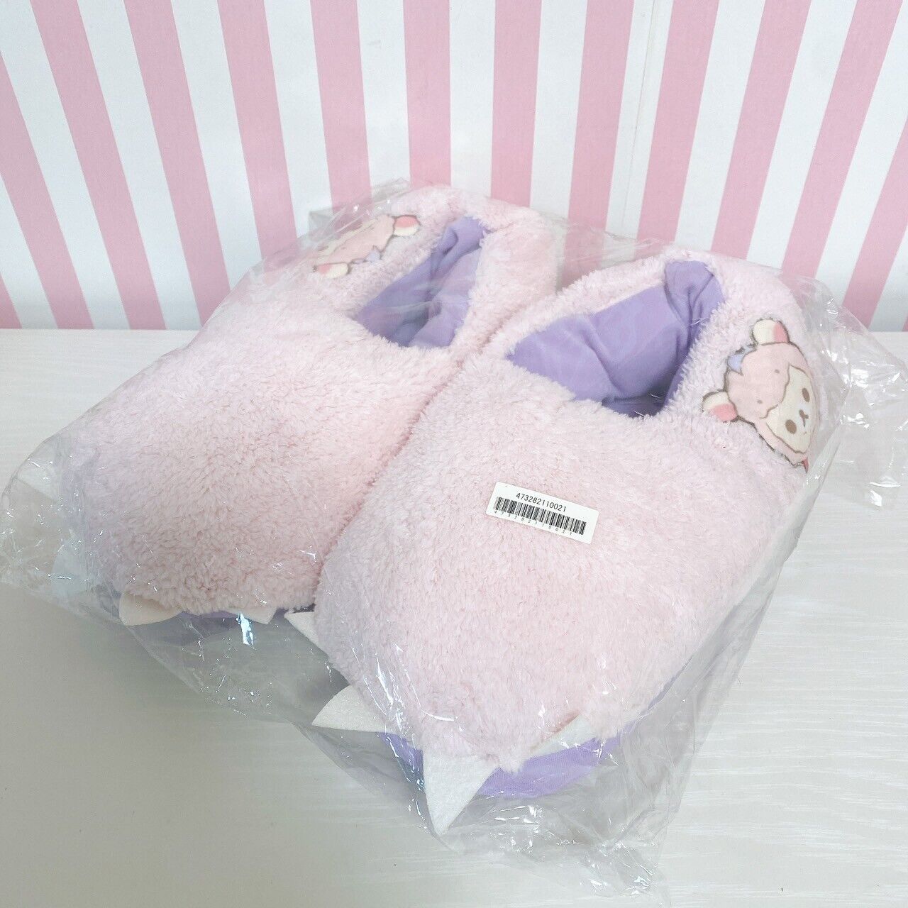 San-x Rilakkuma Korilakkuma Room Shoes Slippers Dinosaur Costume Pink Fluffy