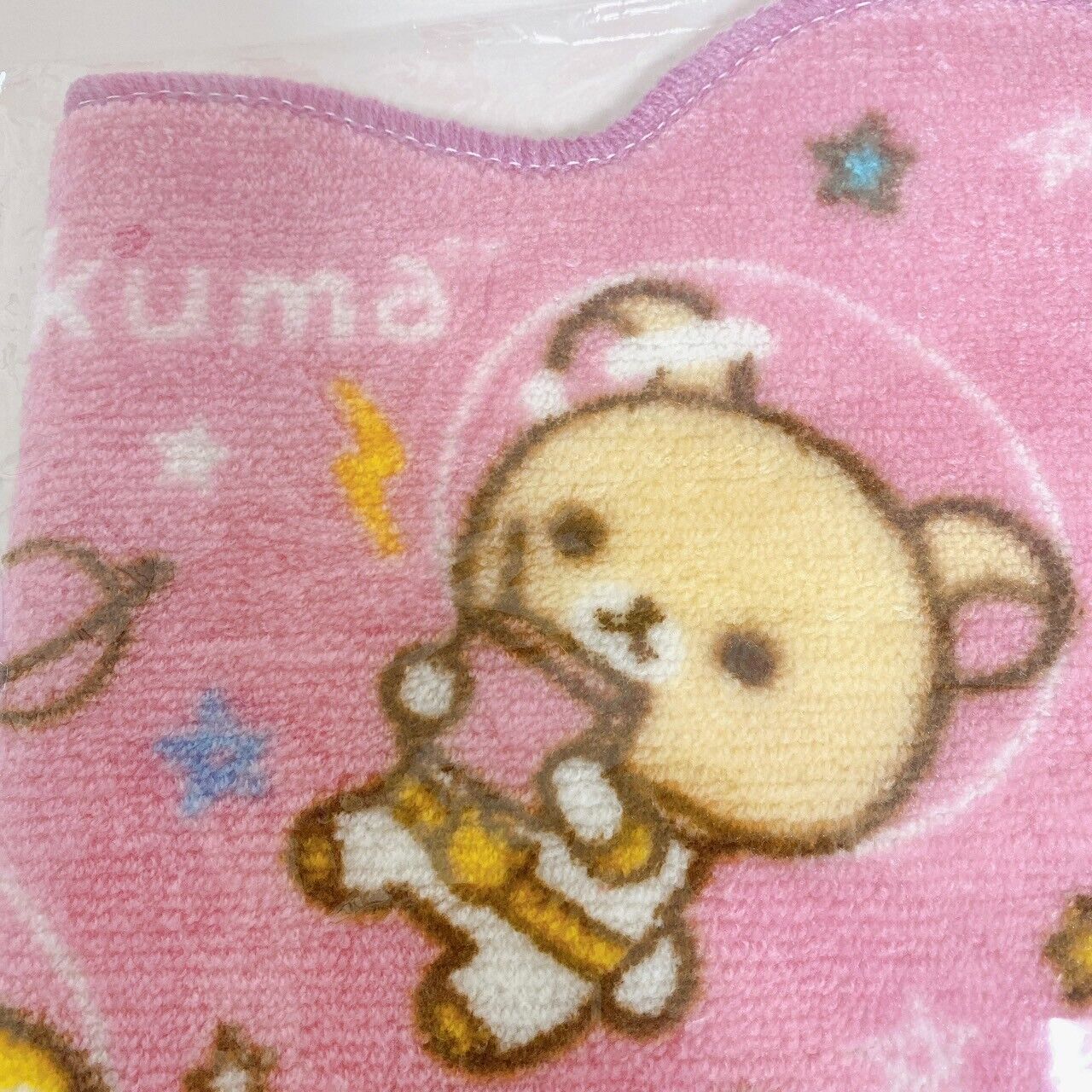 San-X Rilakkuma Korilakkuma Kiiroitori Rug Mat Pink Space Astronaut Universe