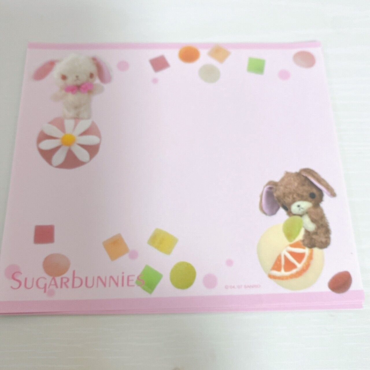 Sanrio Sugarbunnies Bunnies Letter Writing Envelope Set Stationery Shirousa Rare