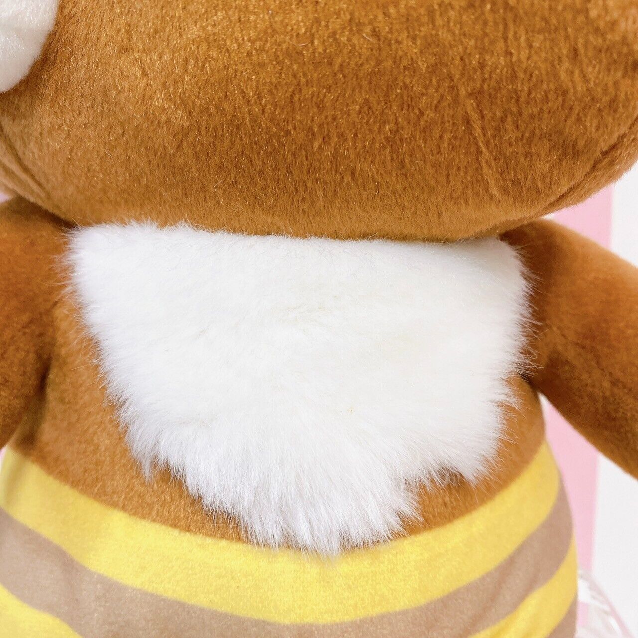 San-X Rilakkuma Chairoikoguma Plush Soft Stuffed Toy Brown Bee Costume Honey