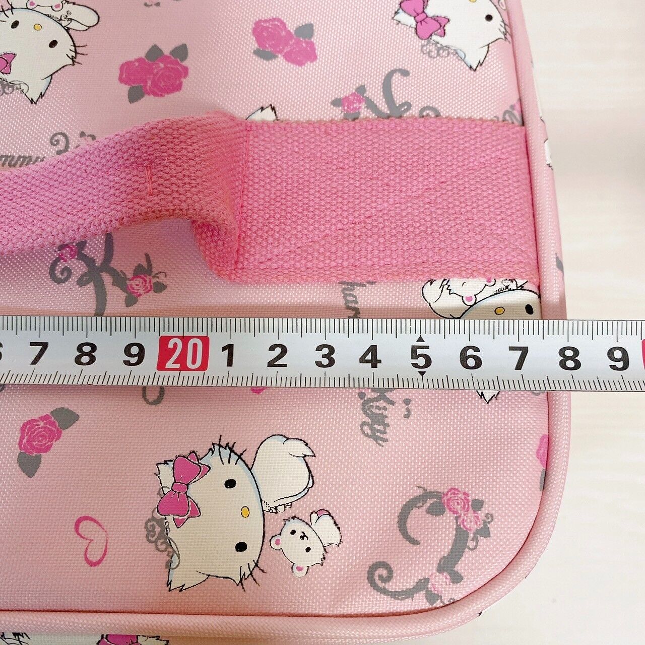 Sanrio Charmmy Charmy Kitty Picnic Set Lunch Box Bag Pink Cat Rose Kawaii Rare