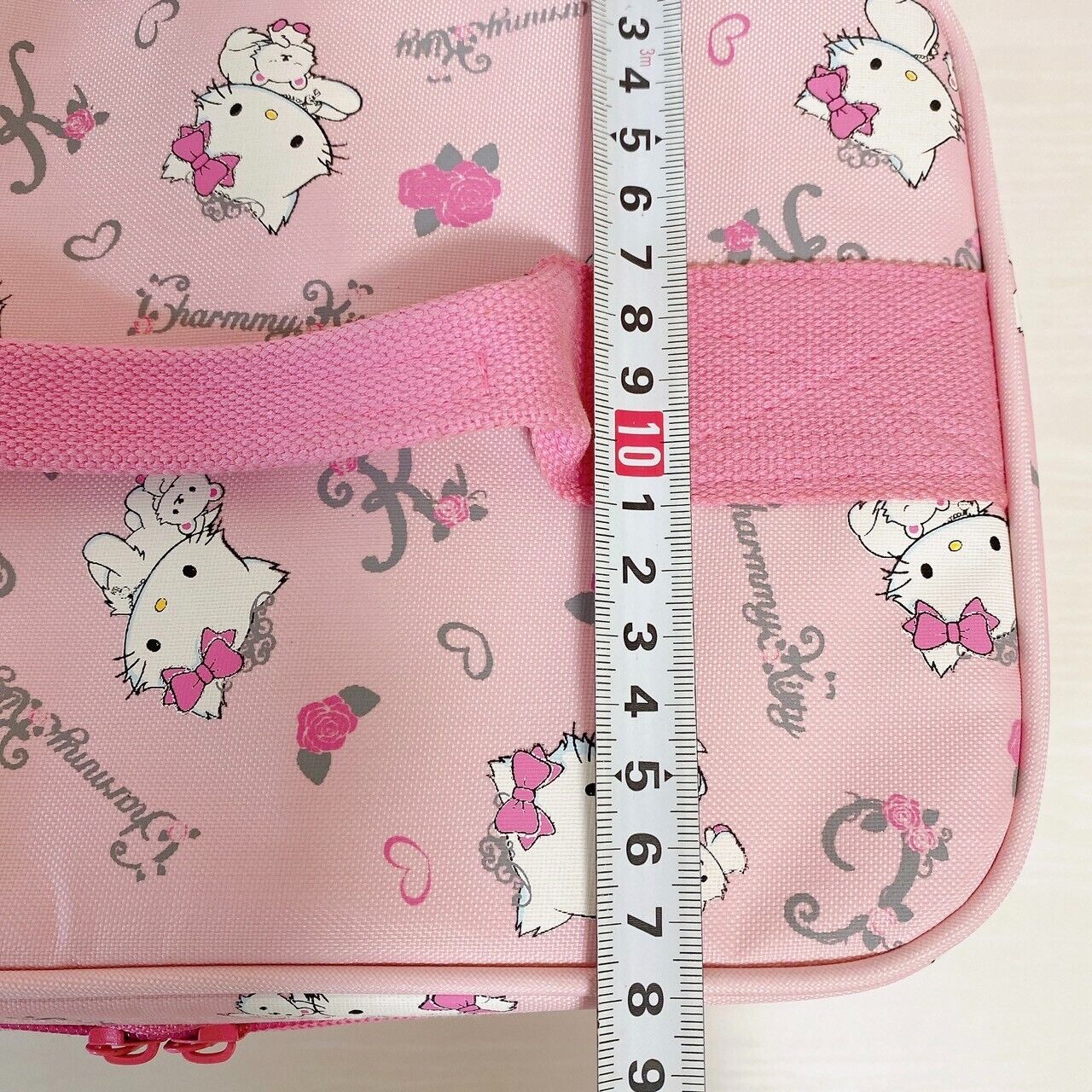 Sanrio Charmmy Charmy Kitty Picnic Set Lunch Box Bag Pink Cat Rose Kawaii Rare