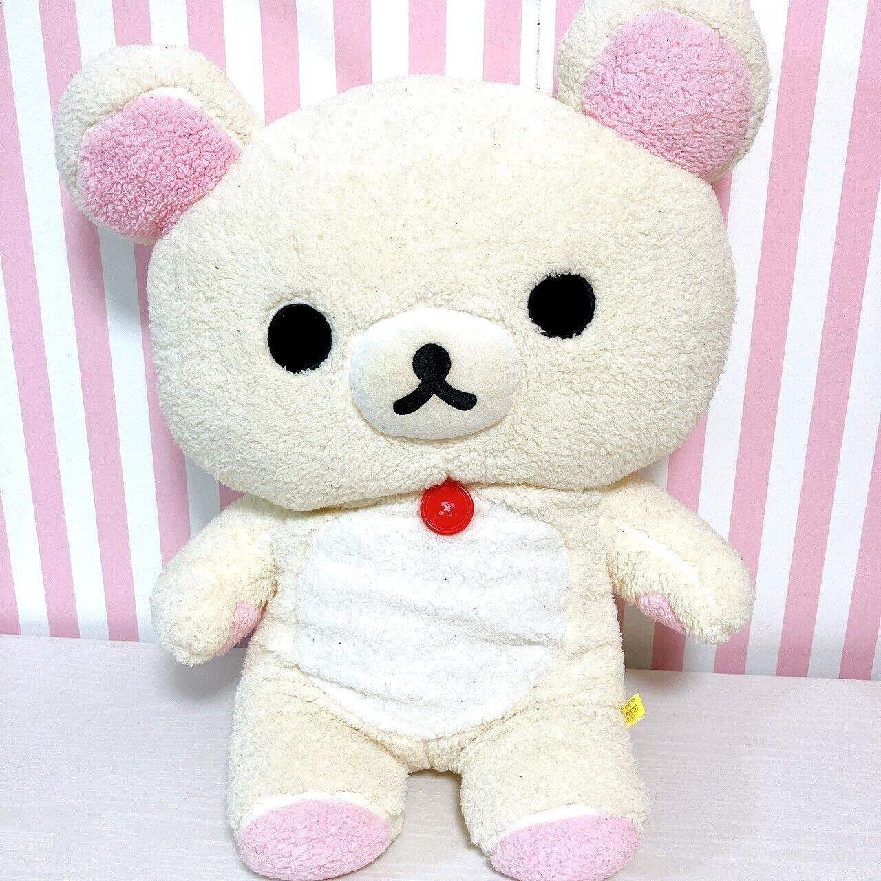 San-X Rilakkuma Korilakkuma White Bear Plush Soft Stuffed Toy Doll XL Premium