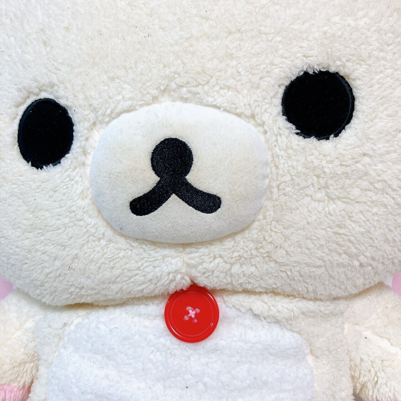 San-X Rilakkuma Korilakkuma White Bear Plush Soft Stuffed Toy Doll XL Premium